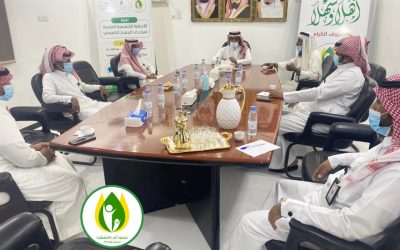 موظفي جمعية البر بالمشعلية يعقدون إجتماعهم لمناقشة الخطة التشغيلية لموسم شهر رمضان المبارك لهذا العام 1442 هــ.