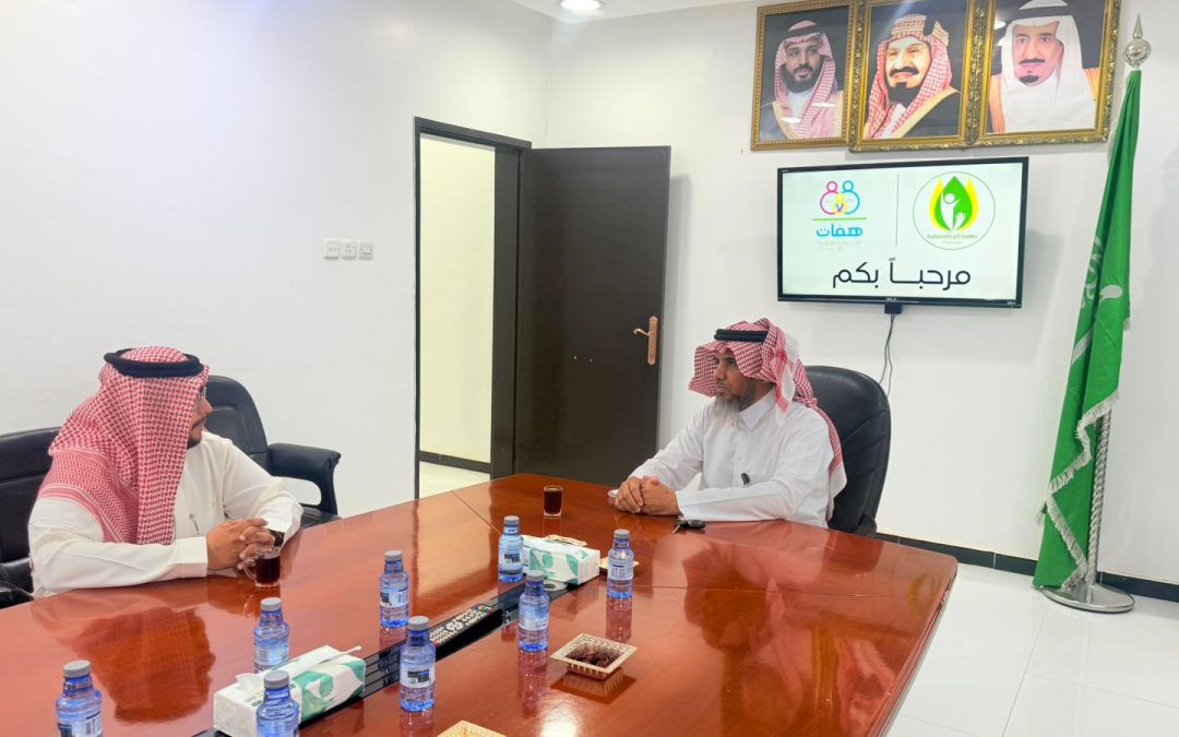 جمعية البر الخيرية بالمشعلية تستقبل مدير مركز هِمّات للرعاية النهارية بنجران